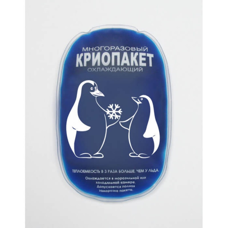 Гелевый криопакет 13х8 см Дельта-терм купить в OrtoMir24